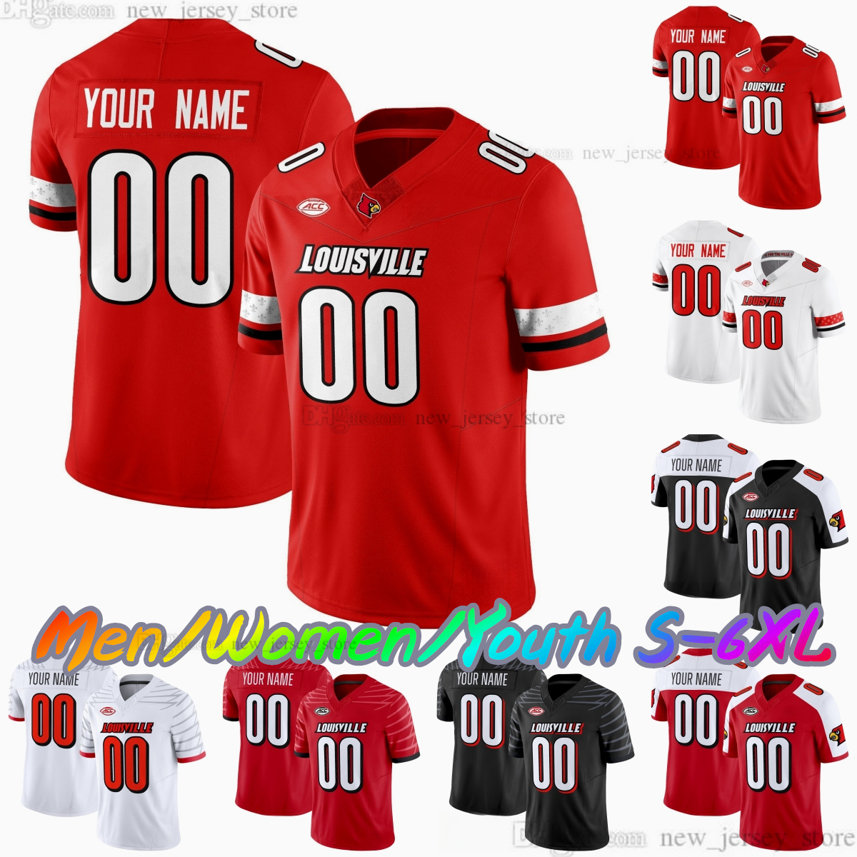 2025 Jersey de football collégial S-6XL Custom 1 Isaac Brown 7 Miller Moss 0 Chris Bell 5 Caullin Lacy 9 Tyler Shough 34 TJ Quinn 11 Jeff Brohm L
