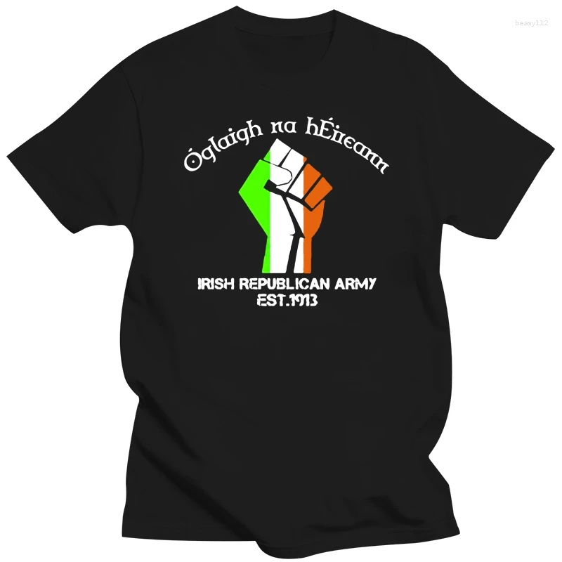 Men's T Shirts 2025 Summer's IRA Cool Irish Print Graphic T-shirts For Men And Women Short-sleeved High-quality Streetwear