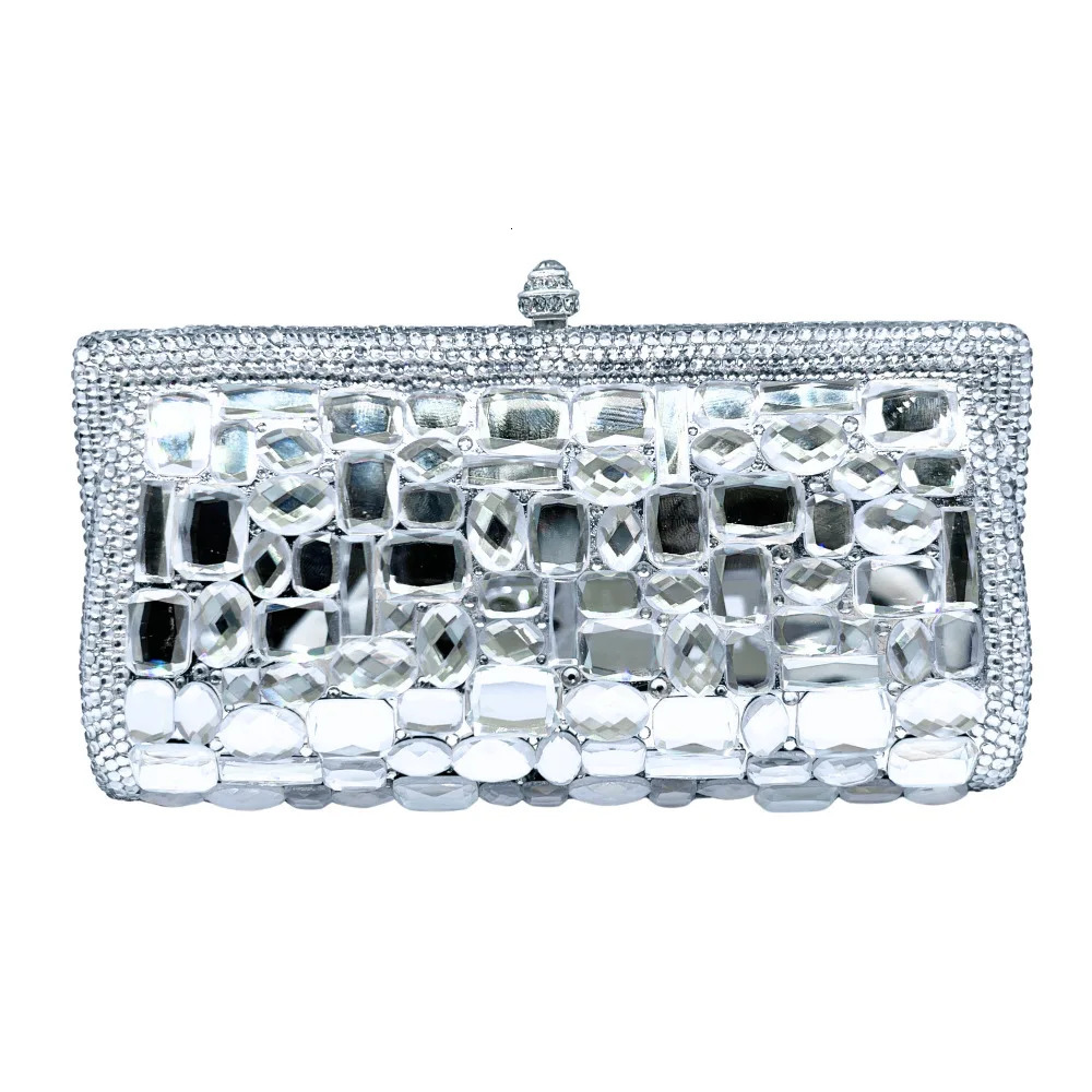 XIYUAN Large Crystal Evening Ladies Bridal Wedding Party Clutch Purse Women Prom Accessories Bag Diamond y Clutches Bags 250728