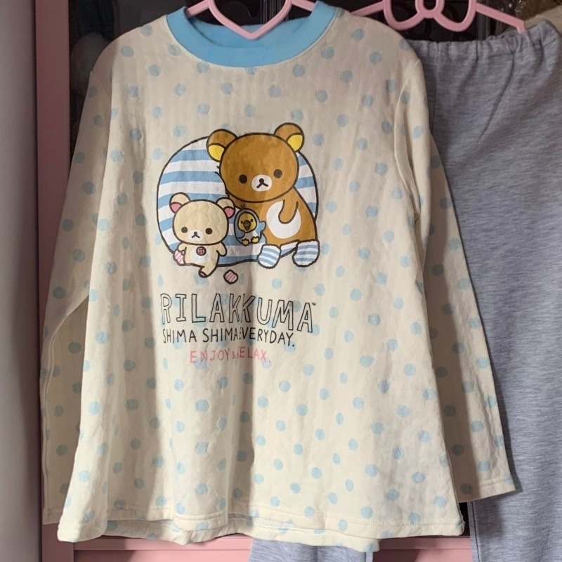 Autumn Subculture Kawaii Cartoon Printed T-shirt Japanese Cute Polka Dot Long Sleeve T Shirt Womens Fashion Loose Casual Top 250728