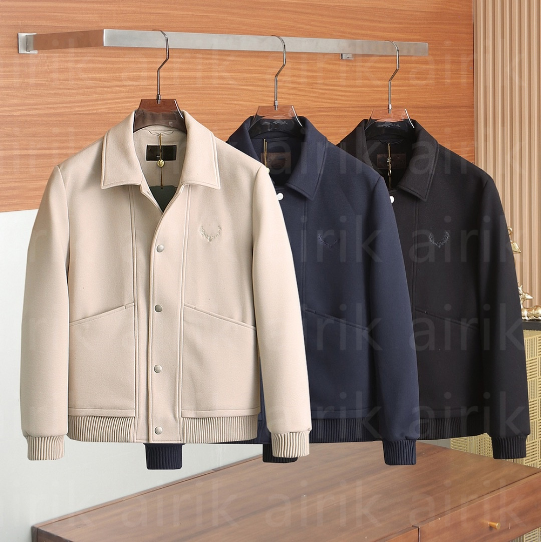 Luxury Mens Jackets Collar Jacket Coats Adult Spring Autumn Casual Jackets Coats Hiking Cycling Travel Windproof Outwears Tops