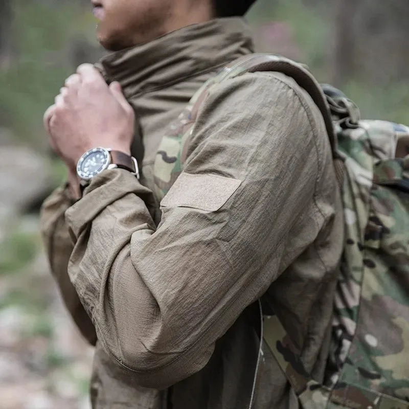 Military Quick Dry Jacket Men Summer Tactical Waterproof Jacket Mens Zipper Skin Coat Jackets Ultra Light Thin Casual Outwear250801