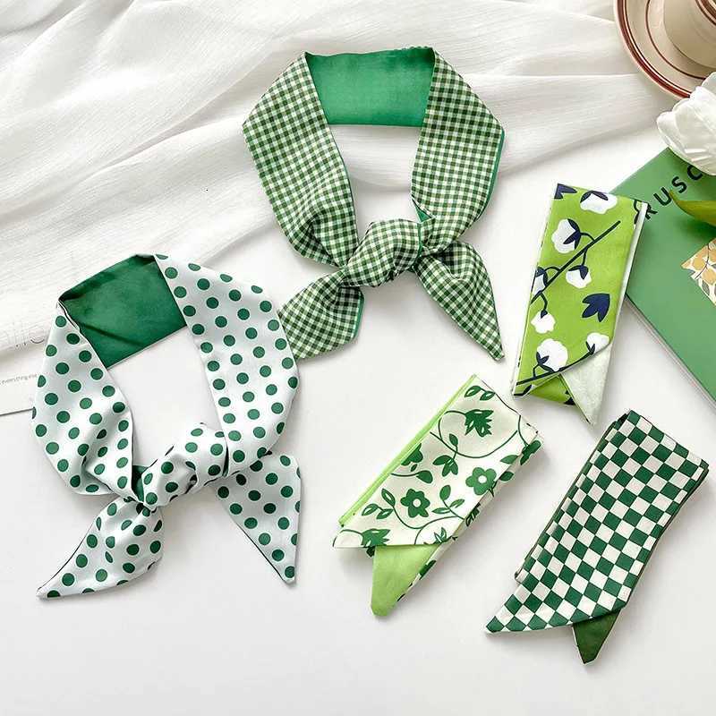 683CM Long Silk Scarf For Wen Style For Spring And Summer Ribbon Band Hair Tie Bag Decoration Professional Long Scarf X250804