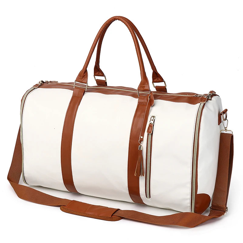 Womens Large PU Folding Suit Storage Bag Large Capacity Hand Luggage Bag Travel Bag Multi Function 250801