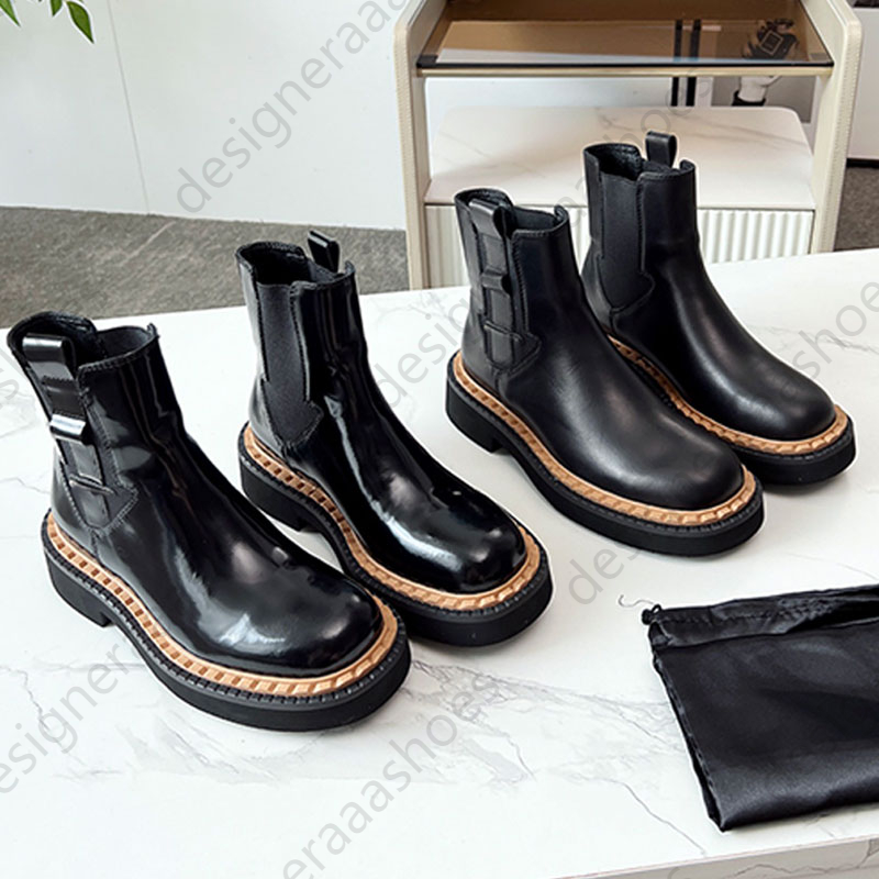 Designer rain boots martin boots ankle boots luxury knight boot Patent leather shoes autumn and winter boots boots designer womens flat boots knee b