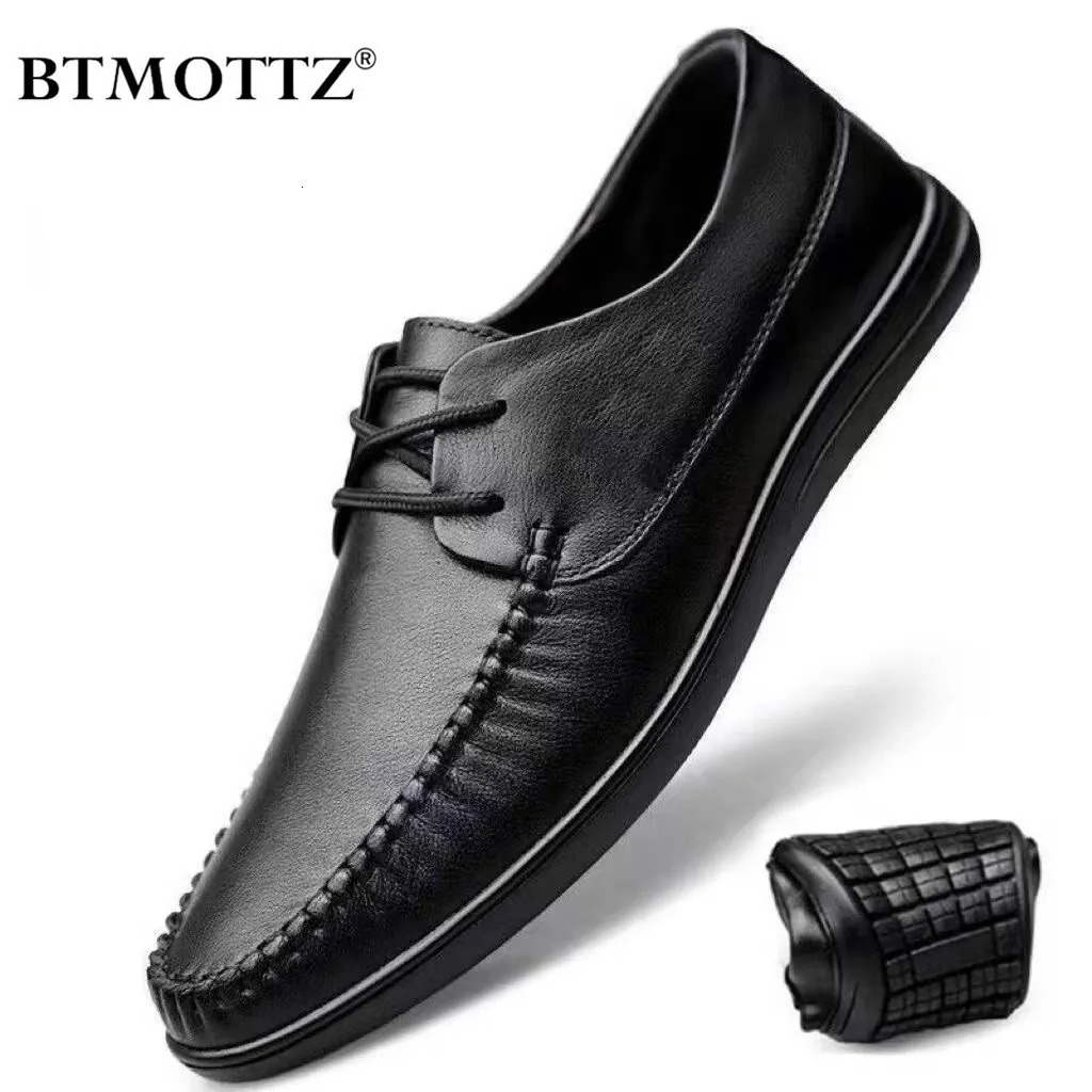 Leather Men Formal Shoes Mens Loafers Dress Moccasins Breathable Italian Black Wedding Shoes Plus Size 38-47 250801