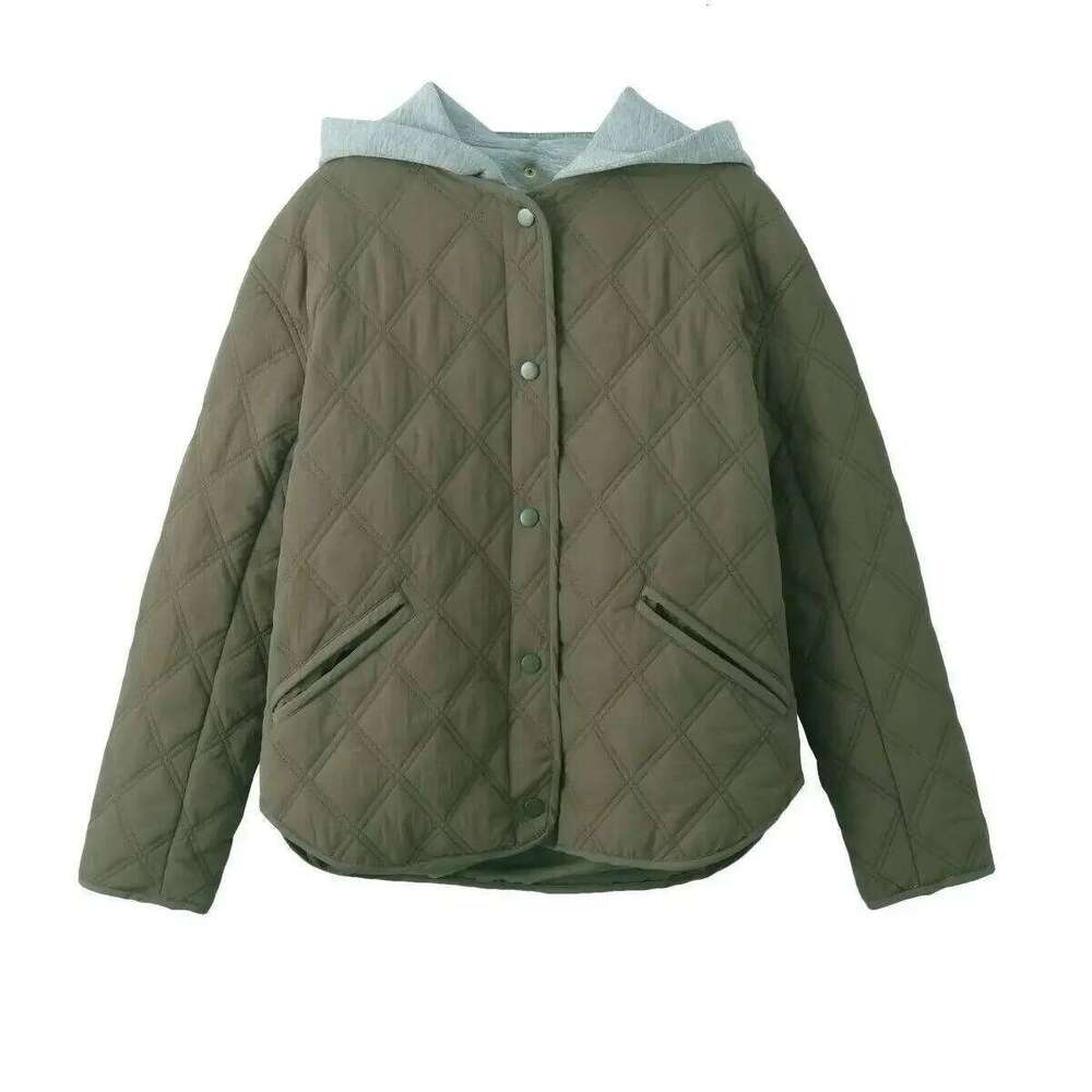 Designer Clothing 2025 Loose Fit Hooded Cotton Jacket Autumn Winter New Style Casual Outerwear In Picture Color Women's Fashion Coat From Mainl