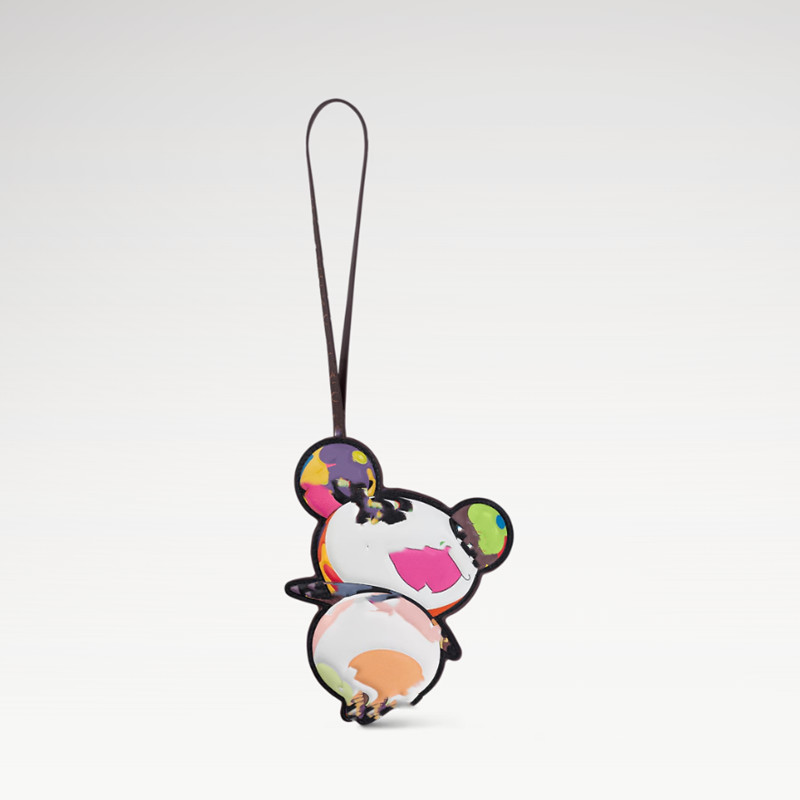 With BOX Designer Fashion Keychains Brown Leather Letter Flower Women Bags Charms Chains Luxury Keychain Lanyards