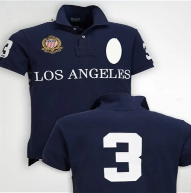 luxury designer Men's T-Shirts clothes polos shirts men Short Sleeve T-shirt Chicago polo shirt Dropshiping High Quality wholesale US size S-5X