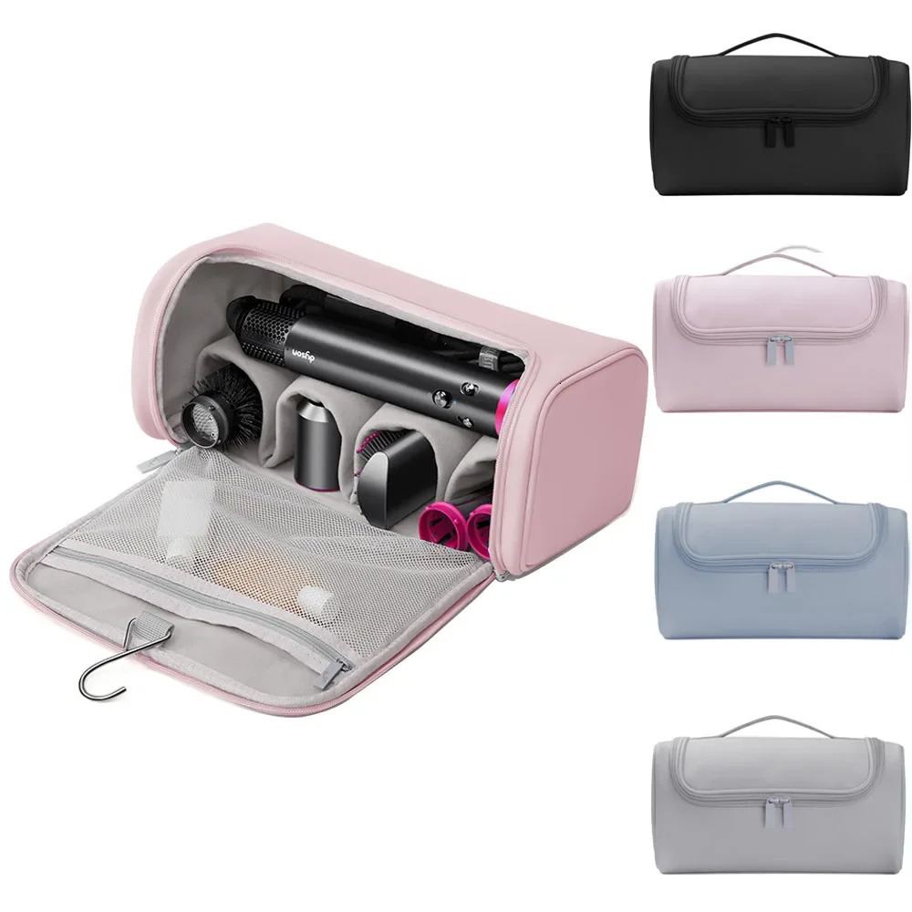 Hair Dryer Carrying Case PU Leather Storage Organizier Protection Pouch Waterproof Dustproof Portable Travel Woman for Dyson 250804