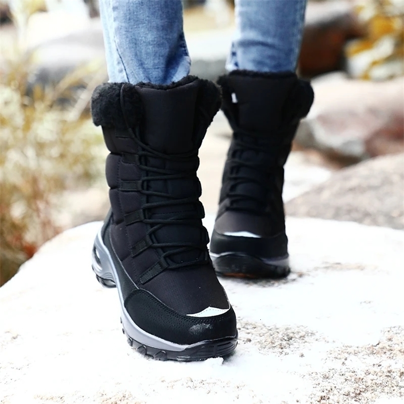 Winter Women Boots High Quality Warm Snow Boots Lace-up Comfortable Ankle Boots Outdoor Waterproof Hiking Boots Size 36-42 250805