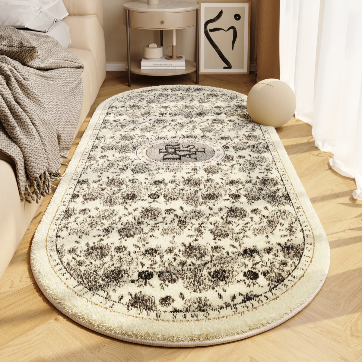 Luxury designer Living Room Mats carpet bathroom kitchen floor mat Retro classic print foyer floor mat bathroom water absorbing and non slip home-image-1094510917