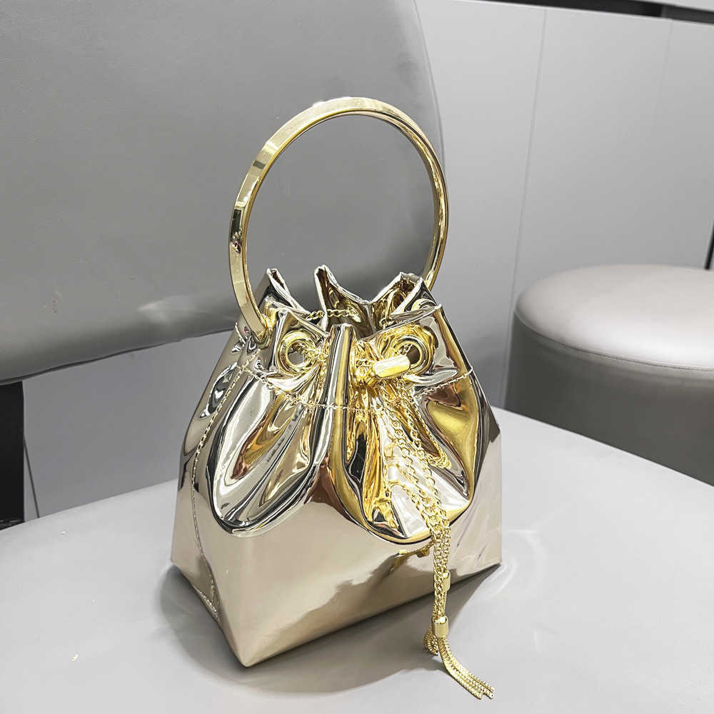 Evening Bags Women s Bag Metal Style Handbag Chain Single Shoulder Crossbody Women s 250805