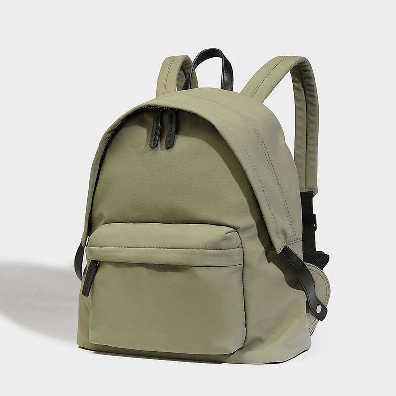 Large Capacity Lightweight Nylon for Women 2025 New Design Solid Color Casual Travel Backpack Commuter School Bag
