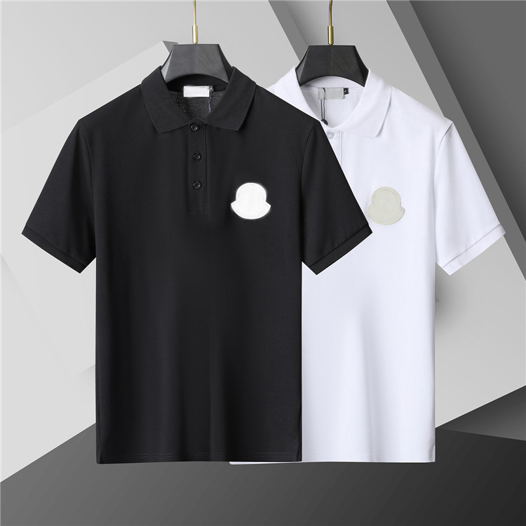 Fashion Designer Summer Men Polos Lapel Tee Shirts Slim Cotton Breathable Casual Solid Colors Embroidered Mon Short Sleeved Polo Shirt 426