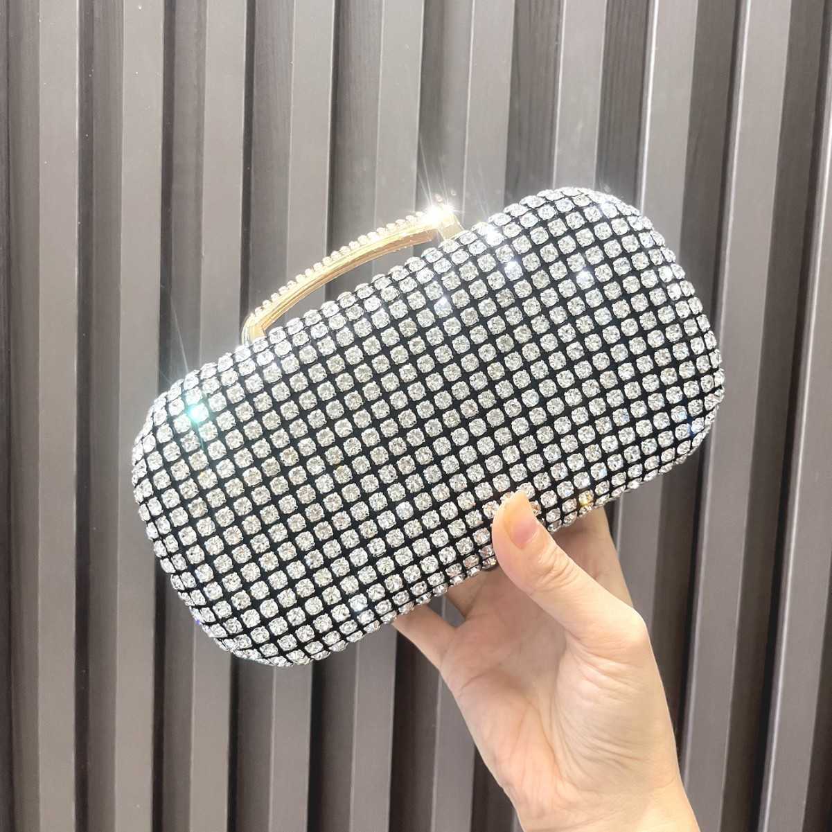 Crossbody bag designer bags New Luxury Exquisite High-End Rhinestone Bag Fashionable Elegant Socialite Handbag Versatile Dress Party Diamond-Studded