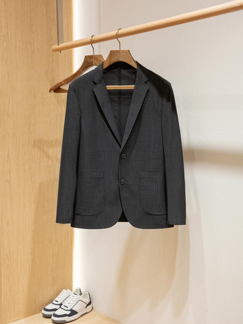Men's Suits Anti-Wrinkle Elastic Spring Business Thin Casual Suit Jacket