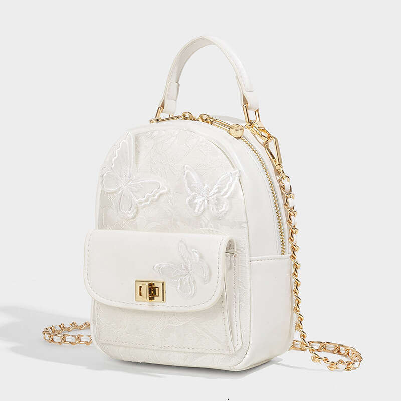 New High-End Versatile Niche Handbag Travel Commute Chinese Style Embroidered Backpack for Women
