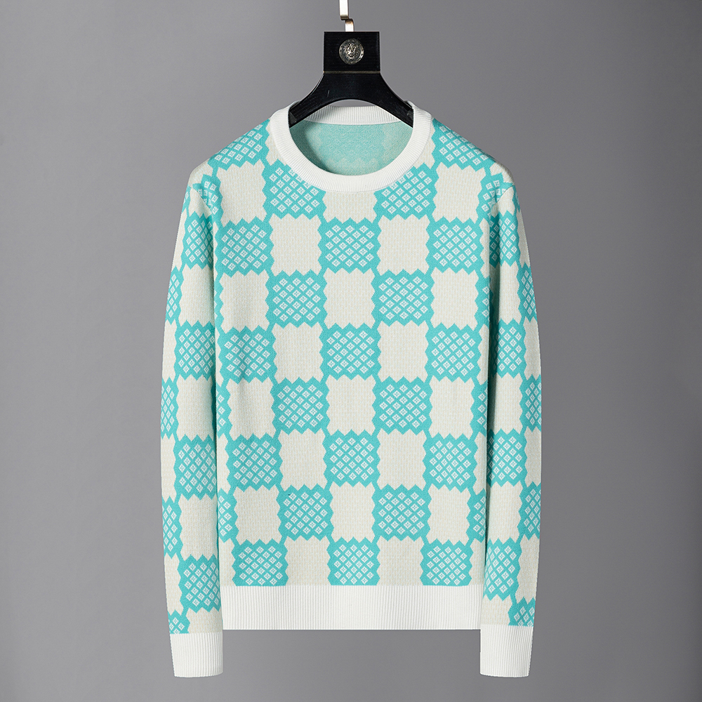 Designer High quality Men's hoodie knit pullover Warm twist woven embroidered casual pullover coat sweater