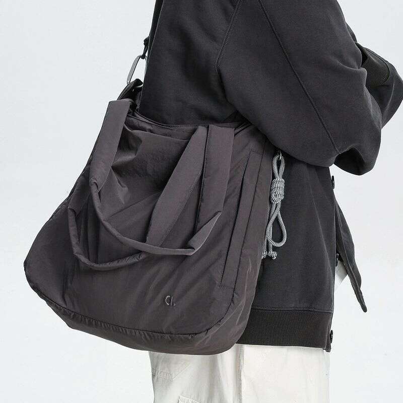 Lightweight Large Capacity Handheld Nylon Shoulder Solid Color Leisure Women's Bag 2025 Autumn And Winter New Fashion Versatile
