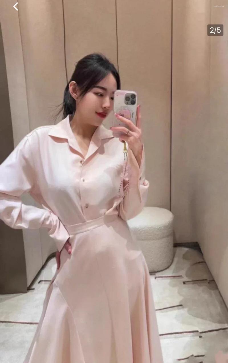 Two Piece Dress Elegant Luxurious Women's Solid Color Pure Linen Midi Skirt Suit