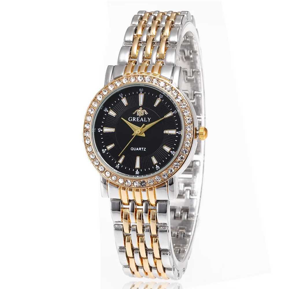 New Casual Watches Women Luxury Fashion Lovers Watch Rhinestone Stainless Steel Quartz Watch for Men and Women Gift Business Wristwatch XJ250805