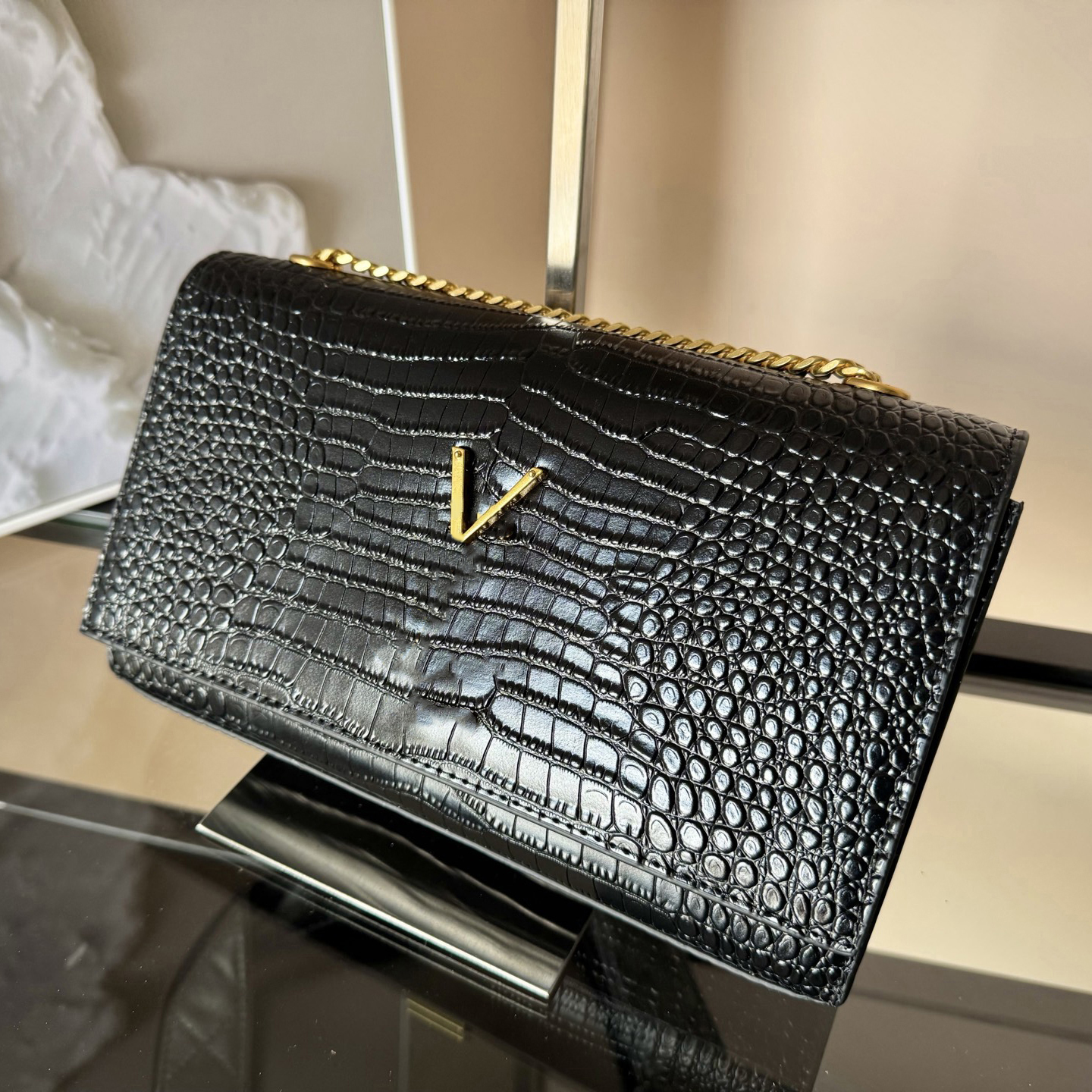 Crossbody Bags Designer Shoulder Bags Cross Body High Quality Genuine Leather Cowhide Flap with Chain Purses Luxury Purse Guangzhou Leather Designer