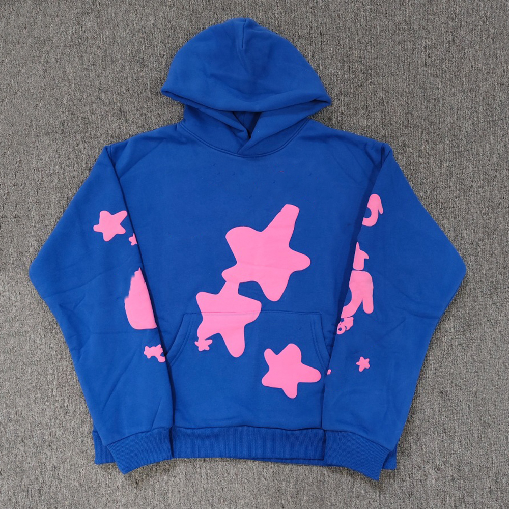 Spider Hoodie Hoodie Designer Luxury Brand Vintage Foam Pattern Hop Men Women Spider Hoodies Thug Casual Loose Pure Cotton High Quality Spyder Sweat