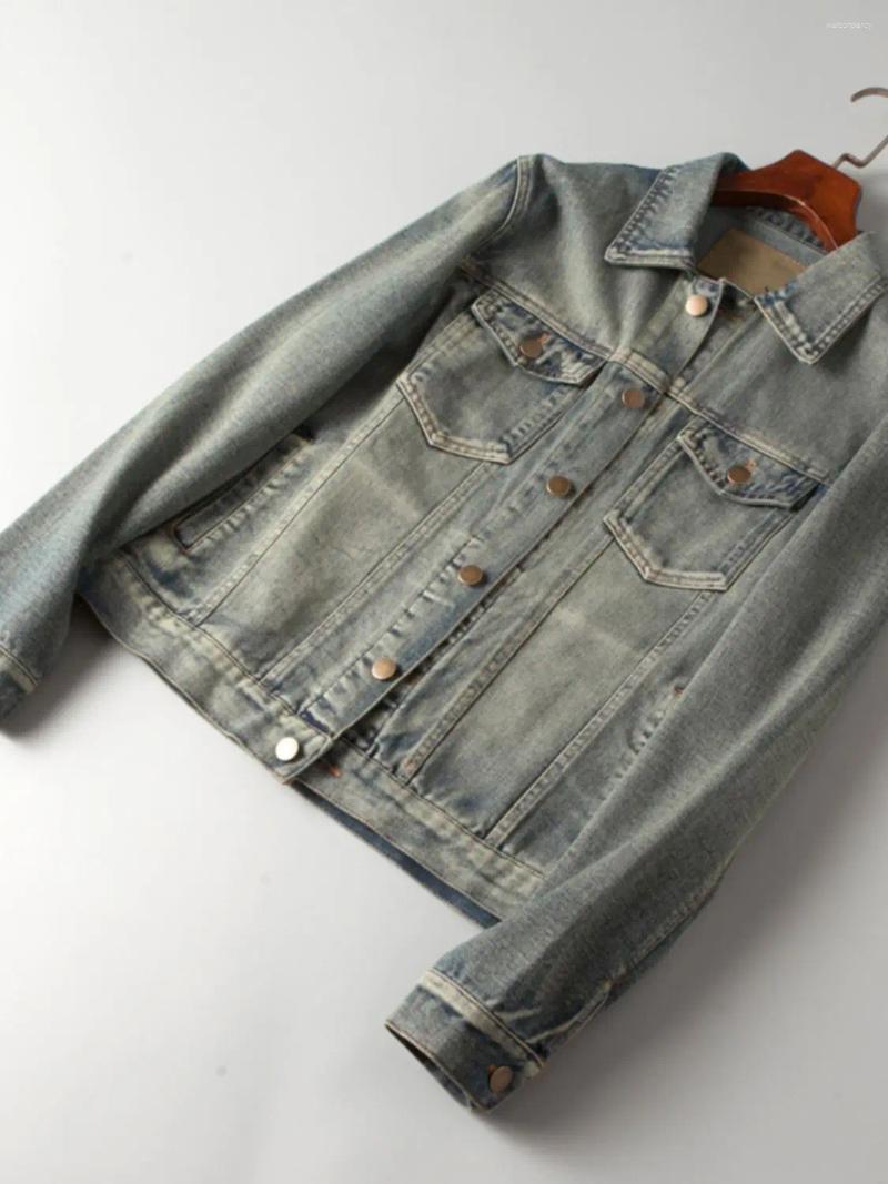Men's Jackets Original Cutting Autumn 2025 Slim-fitting Washed Old Retro Classic Short Casual Denim Jacket Bomber Winter Men