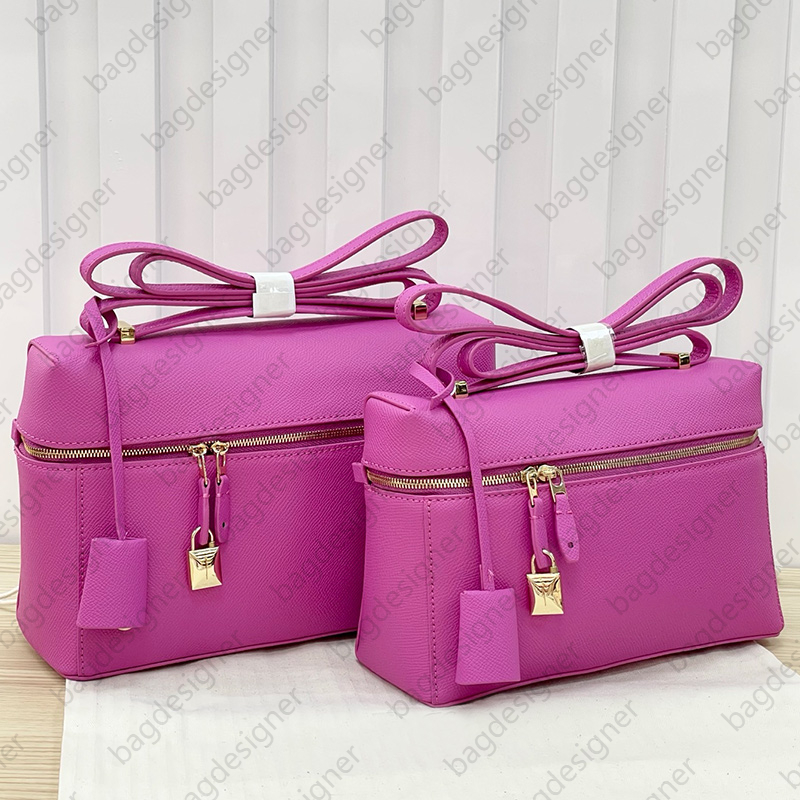 Extra bags designer makeup bag cosmetic bag Shoulder Bag Women Handbag Leather Metal Zipper Shoulder Bag Messenger Bag Tote Bag Lunch Box Lorollss P