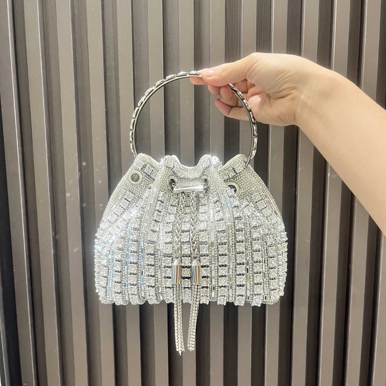 Crossbody bag designer bags Rhinestone High-end Evening Handbag New High-appearance Women's Bag Fashionable Diamond-studded Chain Bag Single Sh