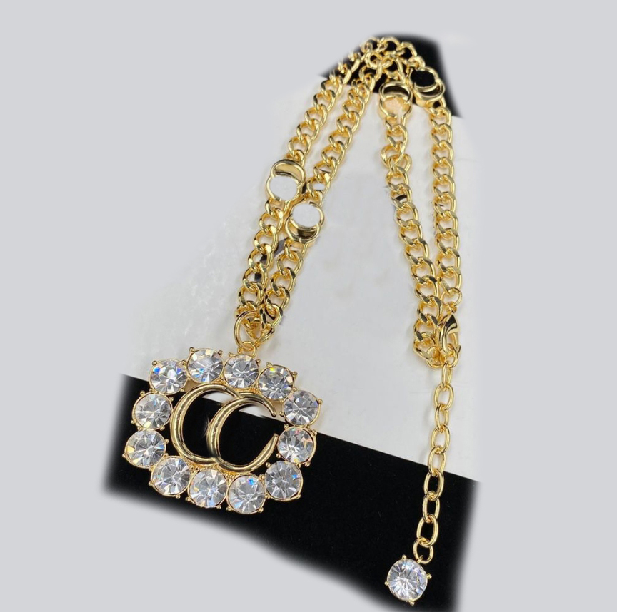Necklace Designer Gold Diamond jewelry necklace in line with the European and American vision of the greatest jewelry gift-image-952703647