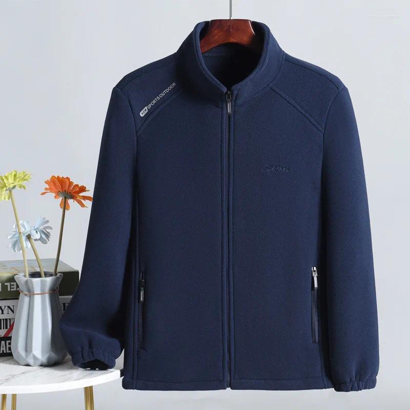 Men's Jackets 2025 Arrival Men Winter Jacket Fashion Brand Polar Fleece Outdoor Basic Zipper Sportswear Male Autumn Outwear