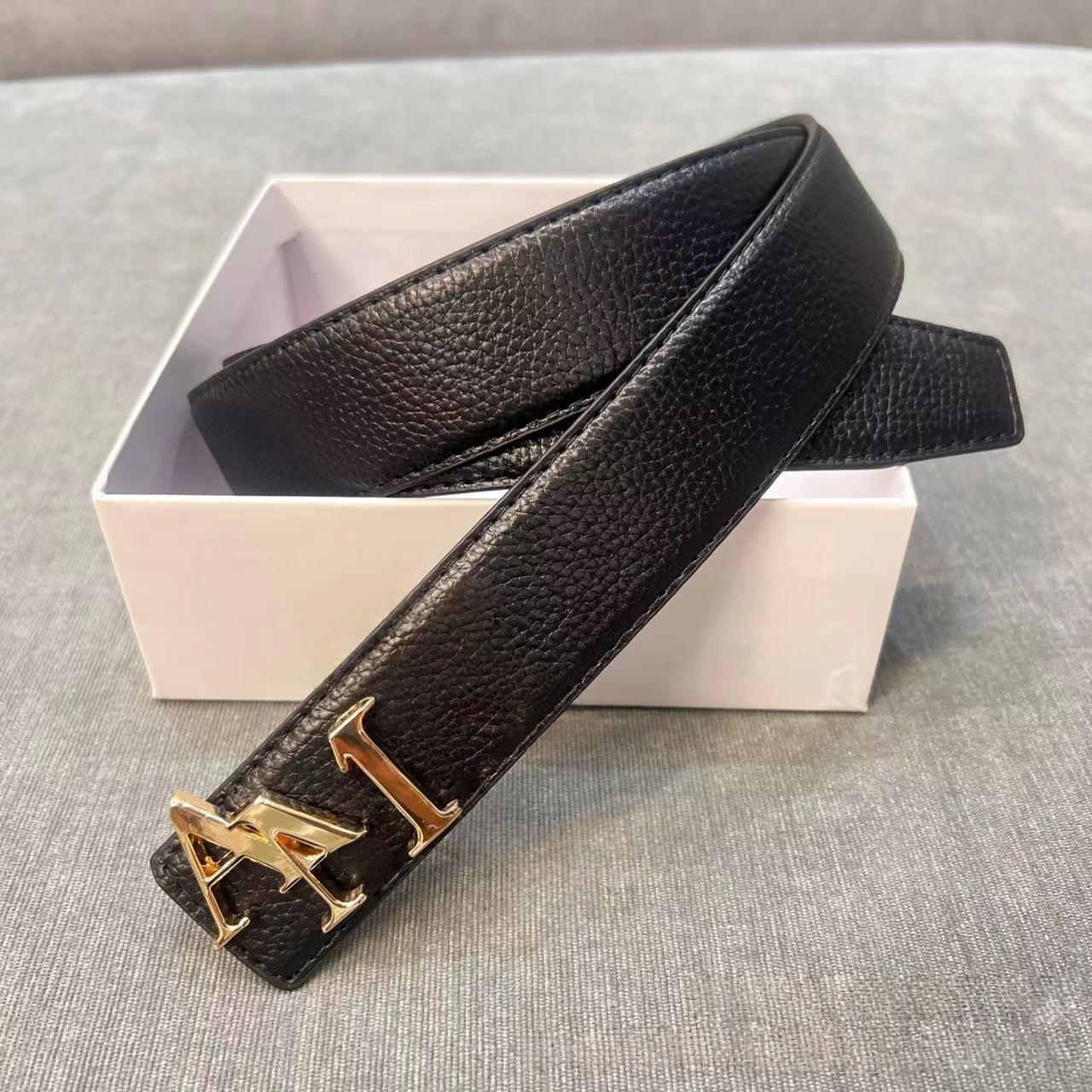 Designer belt men AM brand letter buckle belt Amirbelts belt men and women fashion gold buckle silver buckle belt high quality fashion belt