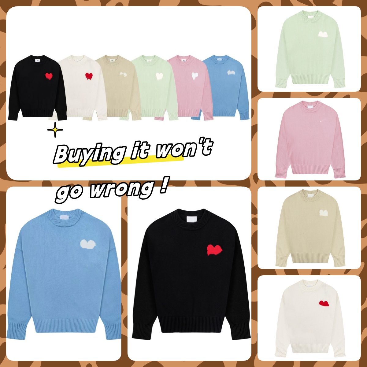 Designer Men's and Women's matching warm Sweater Cardigans floral gradient embroidery sweaters Alpaca wool cardigans Round-neck Cotton yar