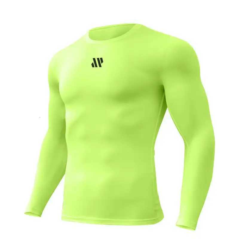 Men Turtleneck Quick Dry Long-Sleeved Compression Long-Sleeved Sports Fitness Tight T-shirt Running Casual Spring and Autumn XJ250805