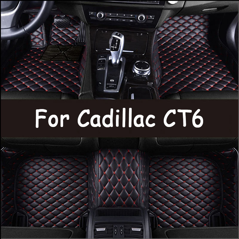 Car Floor Mats For Cadillac CT6 2016 to 2021 Custom Auto Foot Pads Automobile Carpet Cover Interior Accessories-image-1069807878