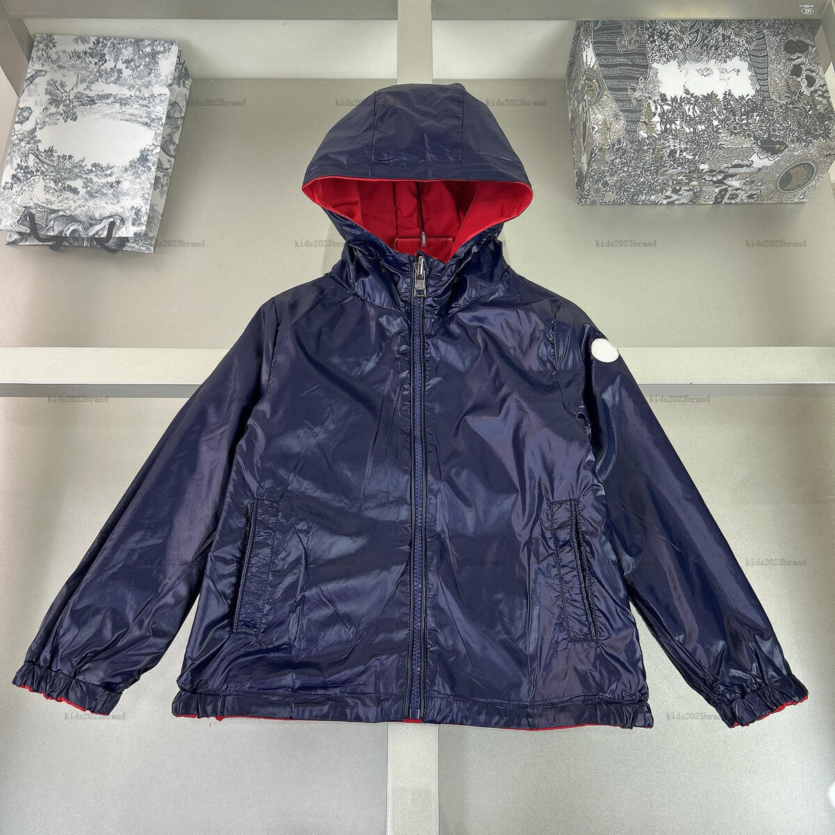 New hooded baby coat Double-sided use boys girls Jacket kids designer clothes autumn child Outwear A239X07N061