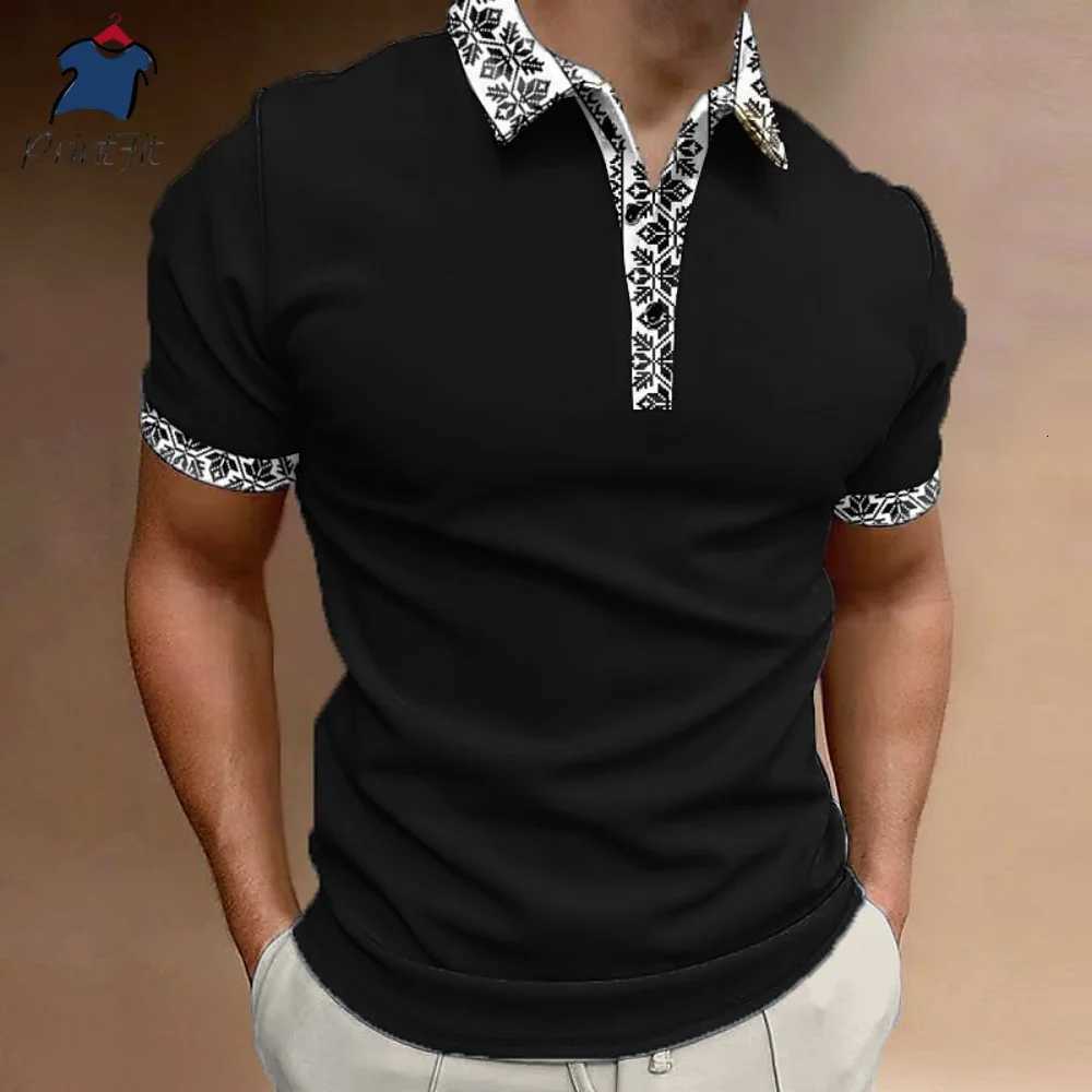 Summer New Casual Mens Short Sleeve Shirt Solid Color Three Button Mens Shoulder Shirt Men Summer Jogging Sport Pullover Tops W250805