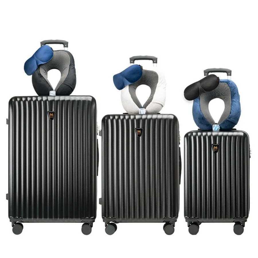 3pcs Luggage Set Sturdy Hard Shell Suitcase Set Double Spinner Wheels Large Capacity Travel Trolley Case Includes 3pcs U-Shaped T W250805-image-1069932509