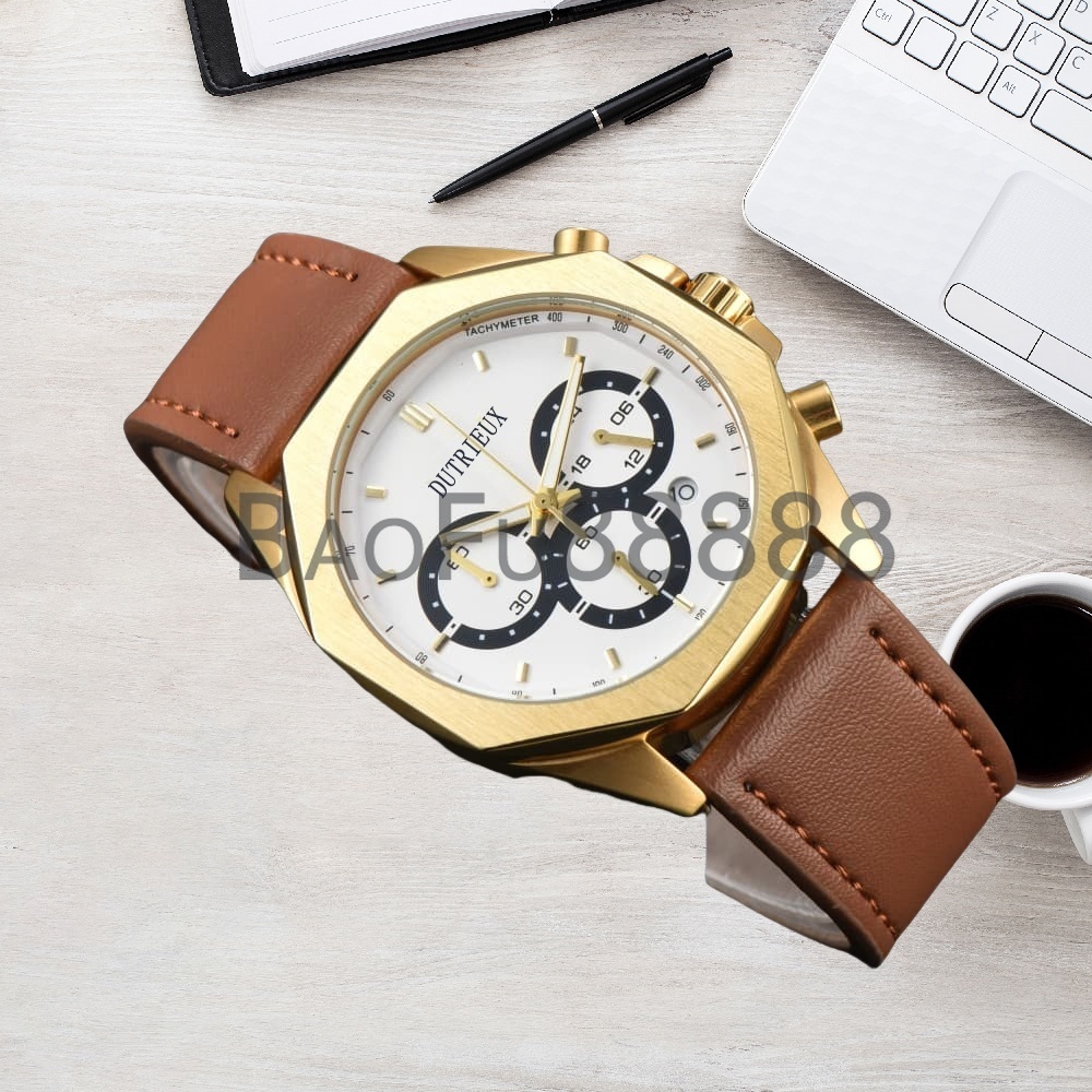 New Arrival Quartz Wristwatch Luxury Watches for Men Automatic Date Classic Leather Strap Daily Business Designer Watch Fashion Male Clocks for Gift