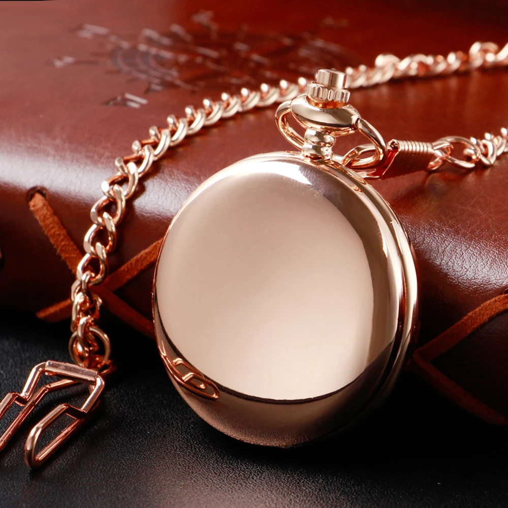 Casual Fashion Rose Gold/Silver Quartz Pocket Watch Womens Unisex Jewelry Accessories Necklace Chain Watches Gift CF1512 250805