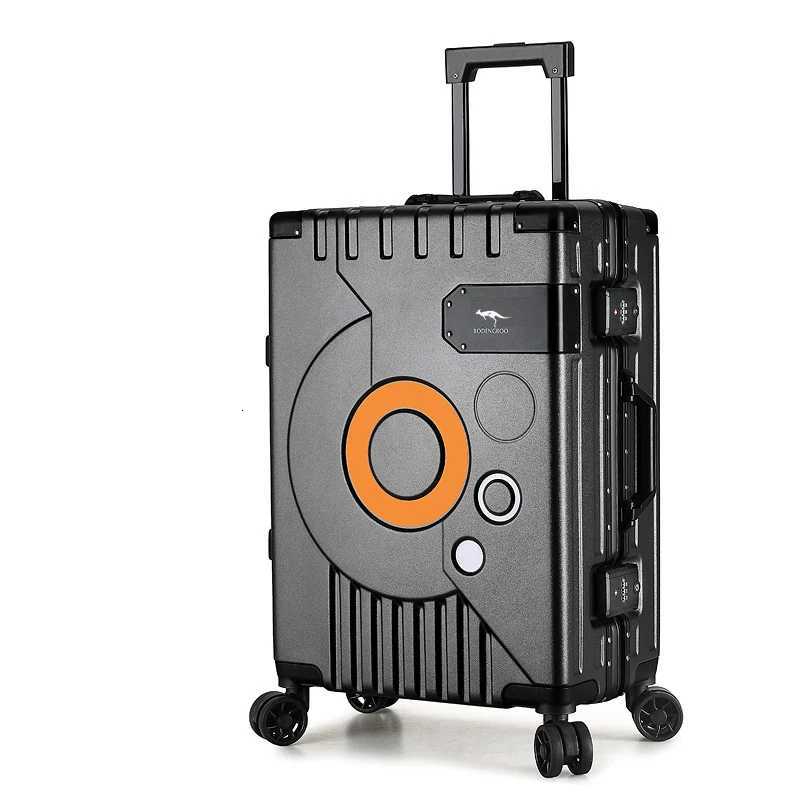 GraspDream Trolley Suitcase Men and Women 20-inch Ultra-Quiet Luggage Net Red 24/26 Password Travel Boarding Travel Suitcase W250805-image-1069931904