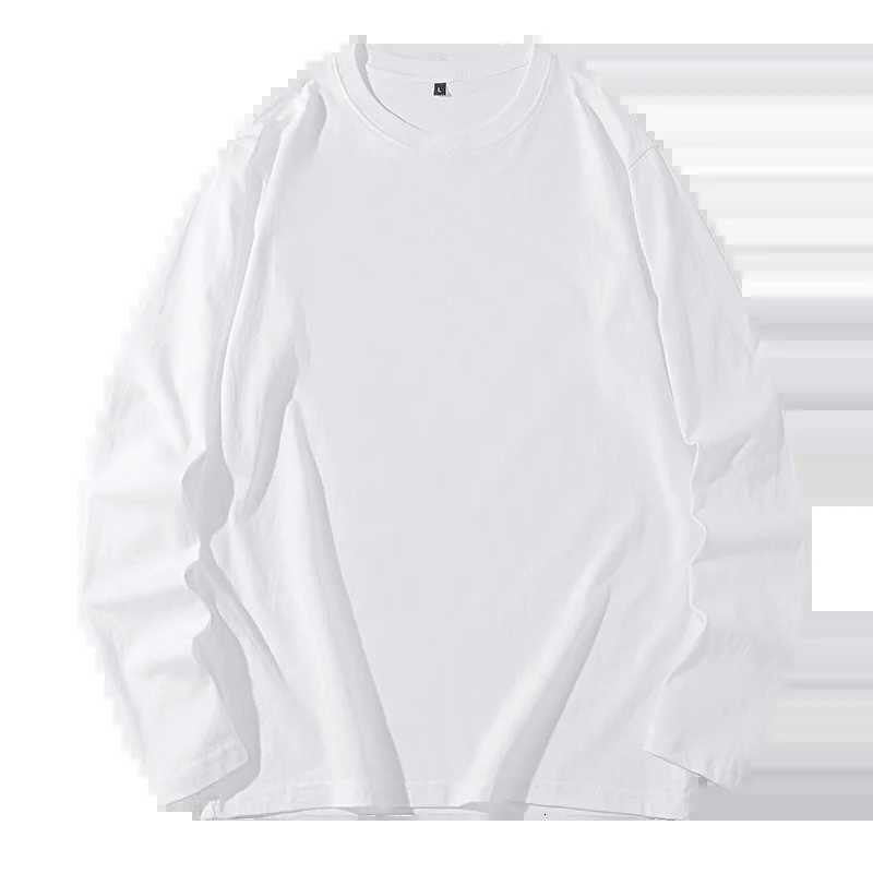 Mens Spring and Autumn New Long Sleeve T-shirt Simple and Fashionable Versatile Round Neck Underlay Top W250806