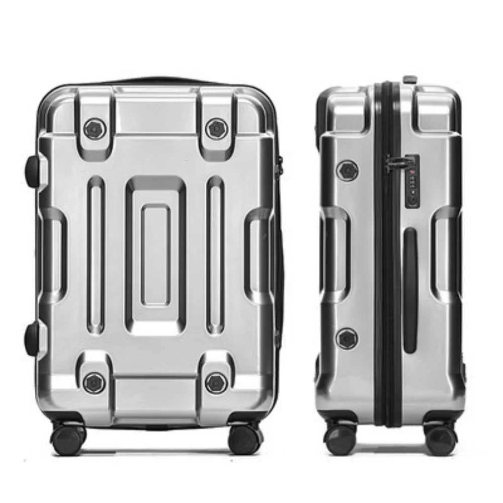 Travel Suitcases Trendy Good-looking Cool Technology Sense Luggage New Universal Wheel Trolley Case Password Boarding Bag W250805-image-1069932566