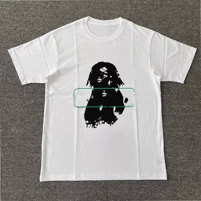 Spider Shirt Designer Fashion Brands Foam Printing Summer New Young Thug Short Sleeve Mens Womens Grey Oversized Loose Spyder T Shirt Tees Sweat Spi