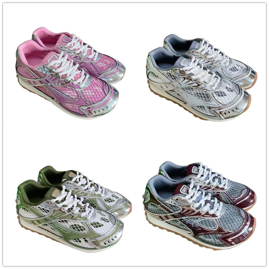 Designer Sneaker Orbit Shoes Men Women Sneakers Sports Breathable Leather Mesh Matching Lace Up Thick Soled Mesh Casual Shoes Eur 36-48