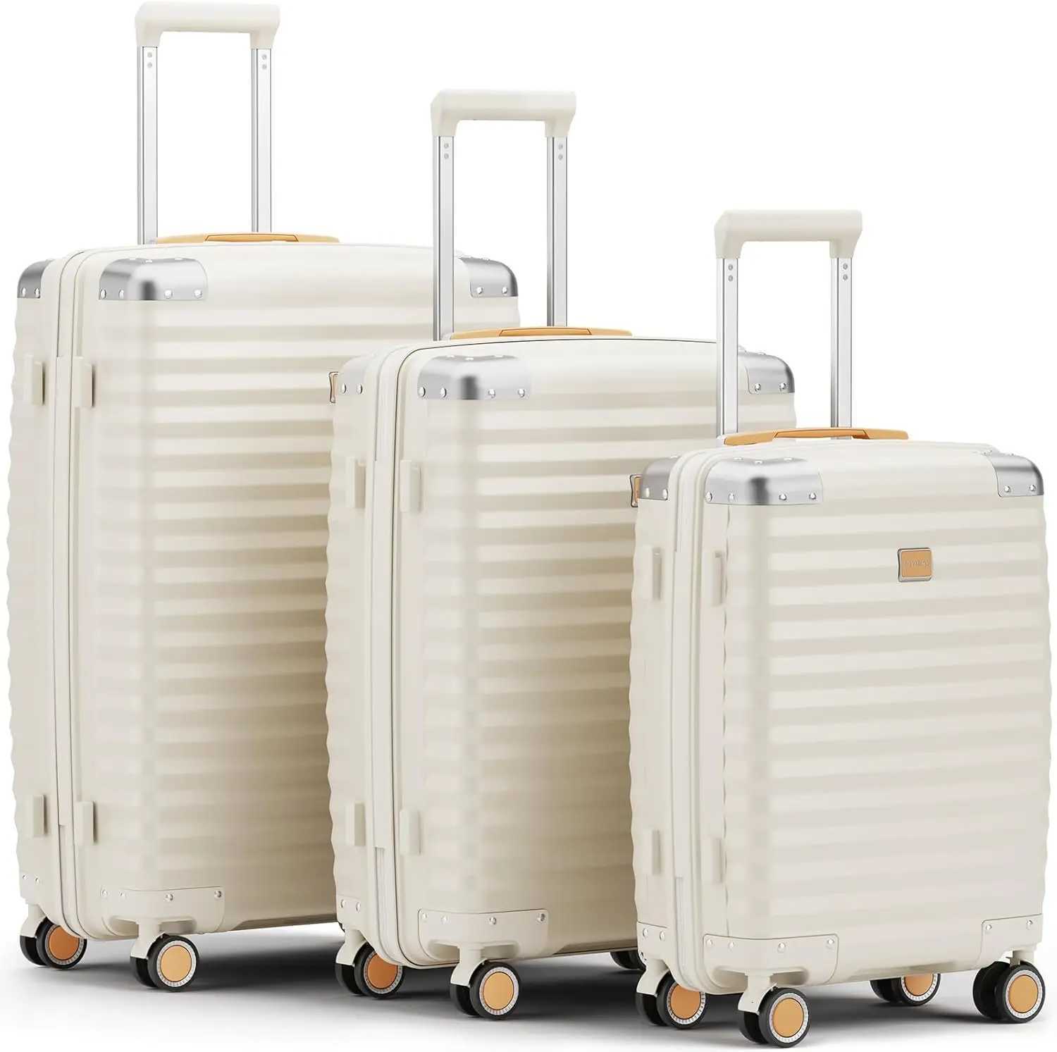 1/3pcs Joyway Travel Luggage Suitcase TSA Lock Durable Lightweight PP Hard Shell Suitcase Side Hooks Corner Protectors W250805-image-1069932696