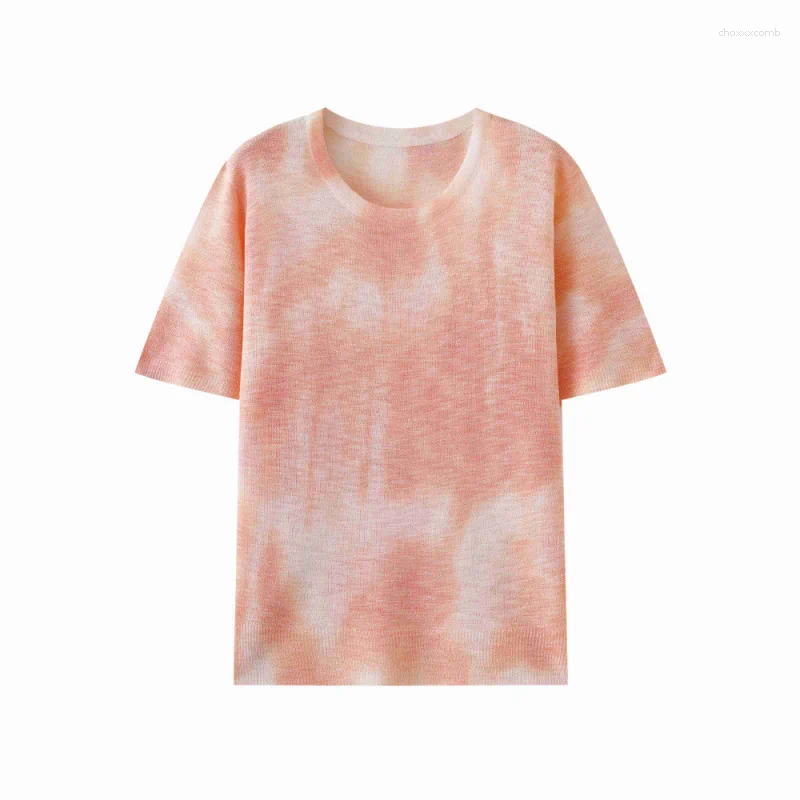 Women's Sweaters Knit Sweater For Women Summer Casual Lazy Round Neck Hollow Loose Streetwear Chic Tops Sunscreen Clothing