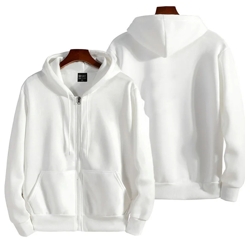 Fashion Zipper Hoodies Women/Men Fashion Long Sleeve Hooded Sweatshirt Casual Autumn Winter Sportwear Solid Clothes 250805